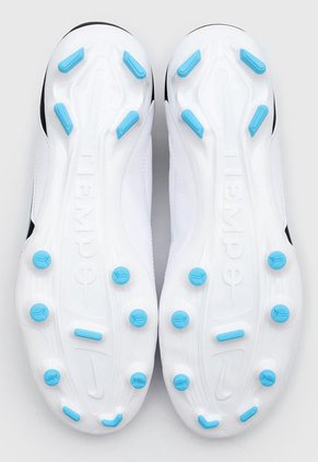 Guayo Blanco-Negro-Turquesa Nike Tiempo Legend 9 Club FG/MG