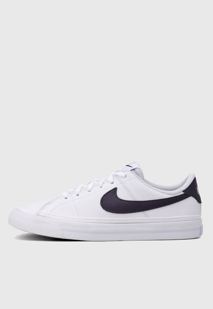 Tenis Lifestyle Blanco-Violeta Oscuro NIKE Court Legacy