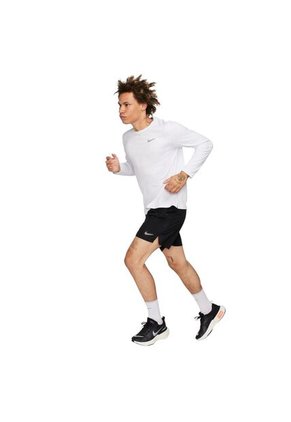 Camiseta Manga Larga Nike Df Uv Miler Top Ls Hombre-Blanco