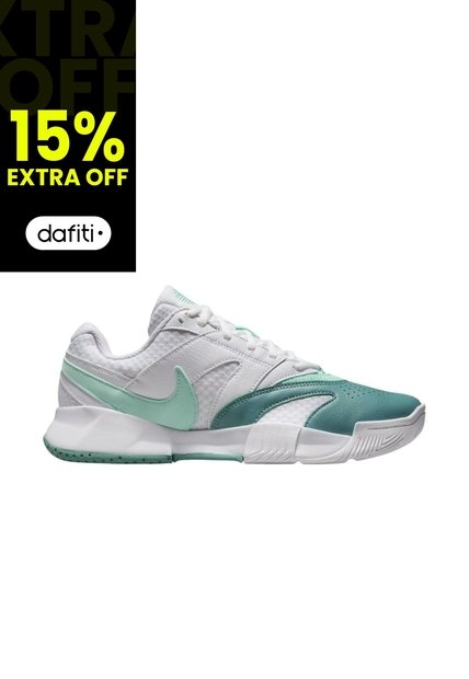 Tenis Nike Court Lite 4 Hc Mujer-Blanco/Verde