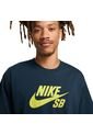 Camiseta Nike Action Sports Tee Logo Hbr-Azul Navy de Nike