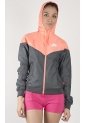 Chaqueta Nike Windrunner Naranja-Gris de Nike