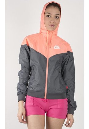 Chaqueta Nike Windrunner Naranja-Gris