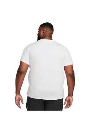 Camiseta Nike Uv Miler Running Hombre-Blanco