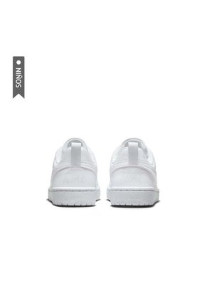 Tenis Nike Court Borough Low Recraft Niños-Blanco