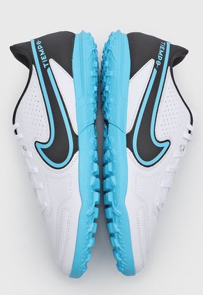 Guayo Blanco-Negro-Turquesa Nike Legend 9 Club TF