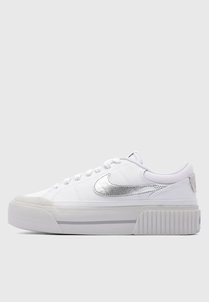 Tenis Lifestyle Blanco-Plateado NIKE Court Legacy Lift