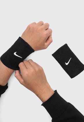 Muñequeras NIKE Swoosh Classic Negro