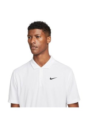 Camiseta Polo Nike Court Hombre-Blanco