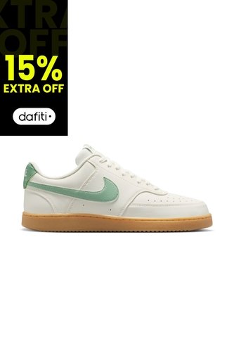 Tenis Nike  Court Vision Lo V2 Nbk Hombre-Blanco/Verde Nike