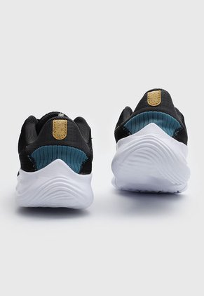 Tenis Running Negro-Blanco-Dorado Nike Flex Experiencie RN 11 NN