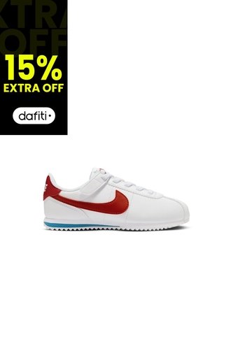Tenis Nike Kids Cortez Easyon Bpv Niño-Blanco/Rojo Nike