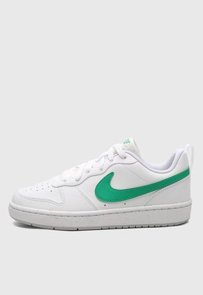 Tenis Lifestyle Blanco-Verde Nike Court Borough Low Recraft