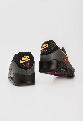 Tenis Lifestyle Negro-Amarillo-Verde Oliva Nike Air Max 90 GTX