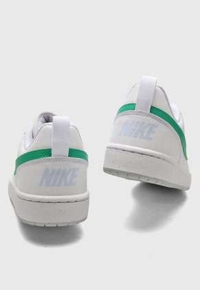 Tenis Lifestyle Blanco-Verde Nike Court Borough Low Recraft