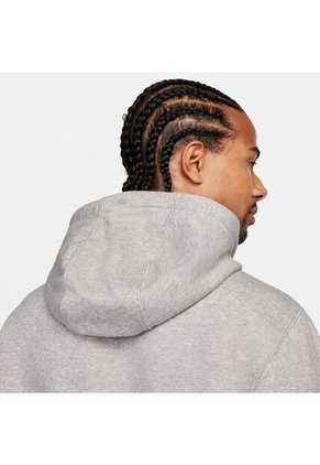 Buzo Hombre Nike Club Fleece Stack Gx Gris