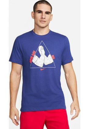 Camiseta Hombre Nike Dryfit Tee Humor - Arm Day