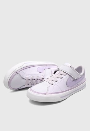 Tenis Lifestyle Lila-Lavanda-Blanco Nike Court Legacy