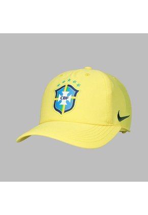 Gorra Nike Niño Brasil Club Cap - Amarilla - Fútbol | Uso Casual Y Entrenamiento