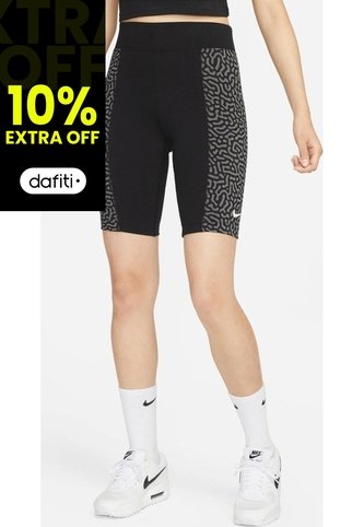Licra Mujer Nike Sports Shine Midrrise Bike Sohrt Nike