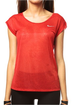 Camiseta Roja Nike Df Col Breeze Short Sleeve