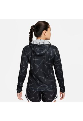 Chaqueta Deportiva Mujer Nike Df Swsh Prnt Pacer Negro