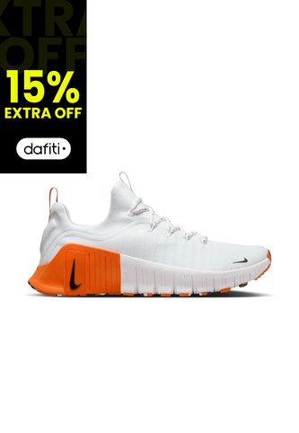 Tenis Nike Free Metcon 6 Hombre-Blanco/Naranja Nike