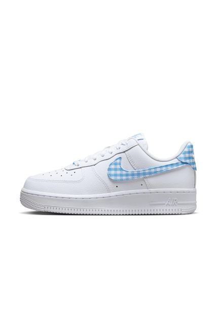 Tenis Mujer Nike Air Force 1 '07 Ess Trend Azul Cielo