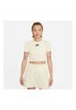 Camiseta Mujer Nike Air Top Crop - Cream - Beige de Nike