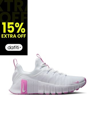 Tenis Nike Free Metcon 6 Mujer-Blanco/Fucsia Nike
