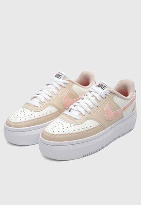 Tenis NIKE Court Vision Alta Marfil