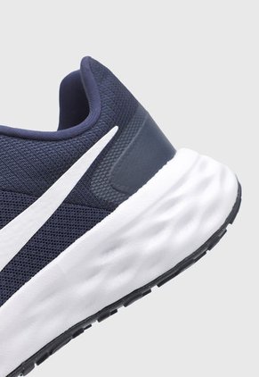 Tenis Running Azul Navy-Blanco Nike Revolution 6 NN