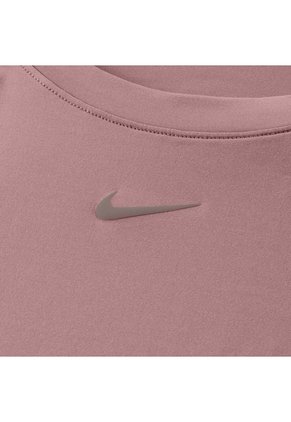 Camiseta Mujer Nike One Fitted Beige