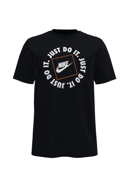 Camiseta Hombre Nike Sportswear Tee Just Do It High Brand Read - Negro