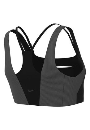Top Mujer Nike Yoga Indy Light-Support Bra - Gris Oscuro