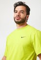 Camiseta Amarillo Neón Nike Hyverse de Nike