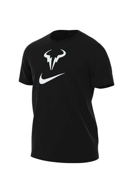 Camiseta Hombre Nike Court Dri-Fit Rafa Tennis - Negro