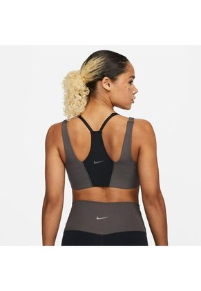 Top Mujer Nike Yoga Indy Light-Support Bra - Gris Oscuro