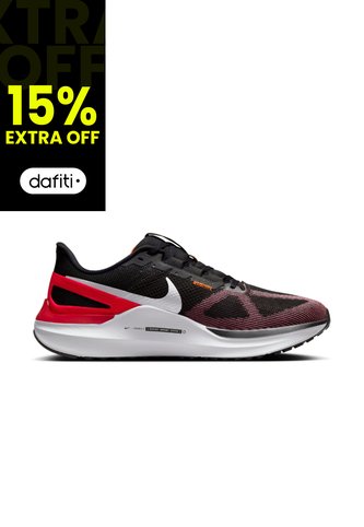 Tenis Nike Air Zoom Structure 25 Running Hombre-Negro/Rojo Nike