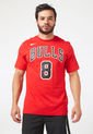 Camiseta Rojo-Negro-Blanco Nike Chicago Bulls de Nike