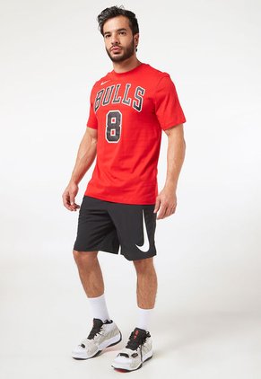 Camiseta Rojo-Negro-Blanco Nike Chicago Bulls