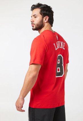 Camiseta Rojo-Negro-Blanco Nike Chicago Bulls