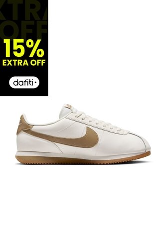 Tenis Nike Cortez Leather Hombre-Blanco/Café Nike