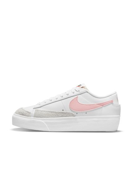 Tenis Mujer Nike Blazer Low Platform Rosa Claro