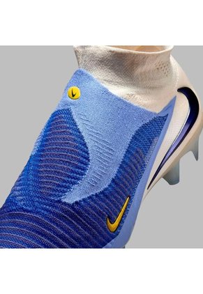 Guayos Nike Hombre Phantom 6 High Elite FG - Blanco/Azul