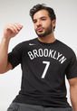 Camiseta Negro-Blanco Nike Brooklyn Nets de Nike