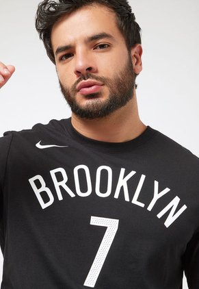 Camiseta Negro-Blanco Nike Brooklyn Nets