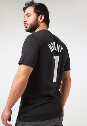 Camiseta Negro-Blanco Nike Brooklyn Nets