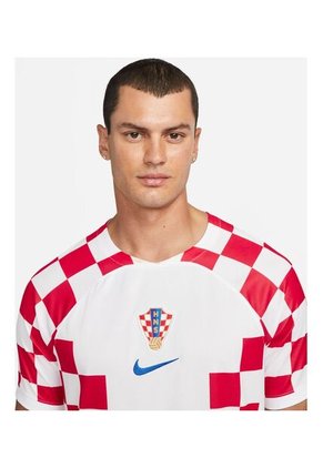 Camiseta Fútbol Hombre Nike Selección Croacia Dryfit 2022/23 Home - Blanco