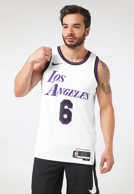 Esqueleto Blanco-Violeta Nike Anthony Davis Los Angeles Lakers